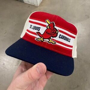 Vintage 80s MLB St. Louis Cardinals American Needle Wool Fitted Hat Size 7 5/8